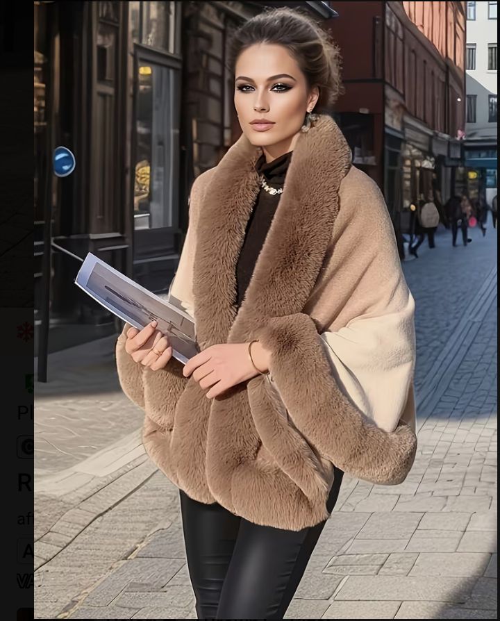 Luxury Faux Shawl.