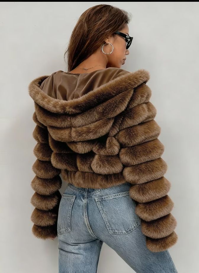 Plush puffer Jacket.