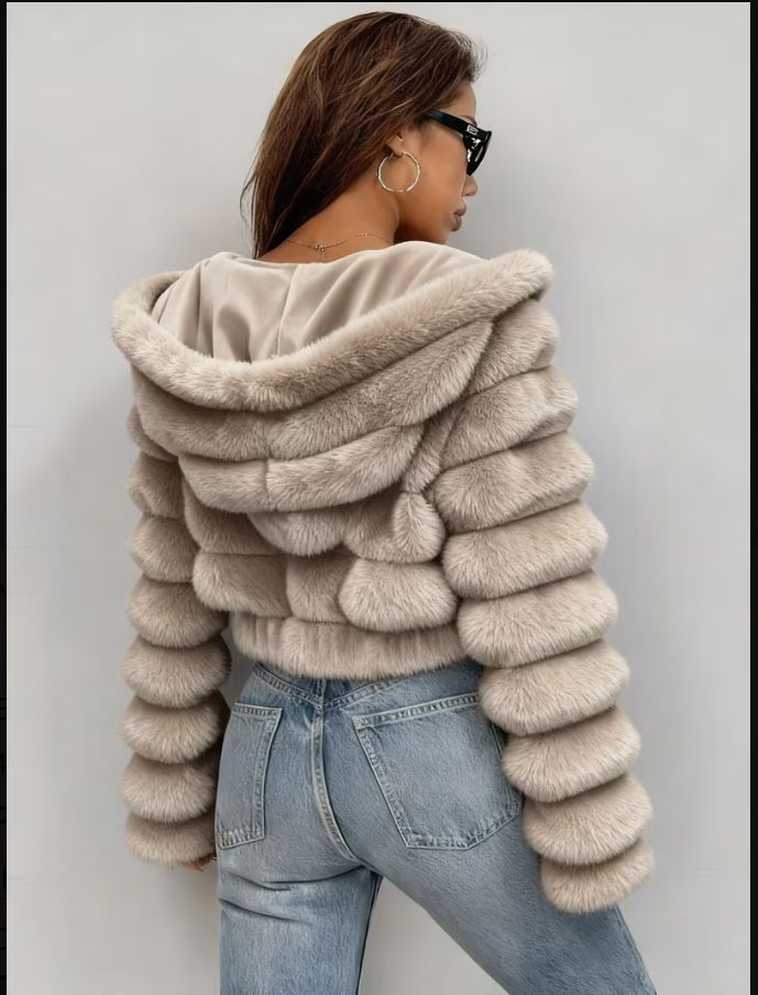 Plush puffer Jacket.