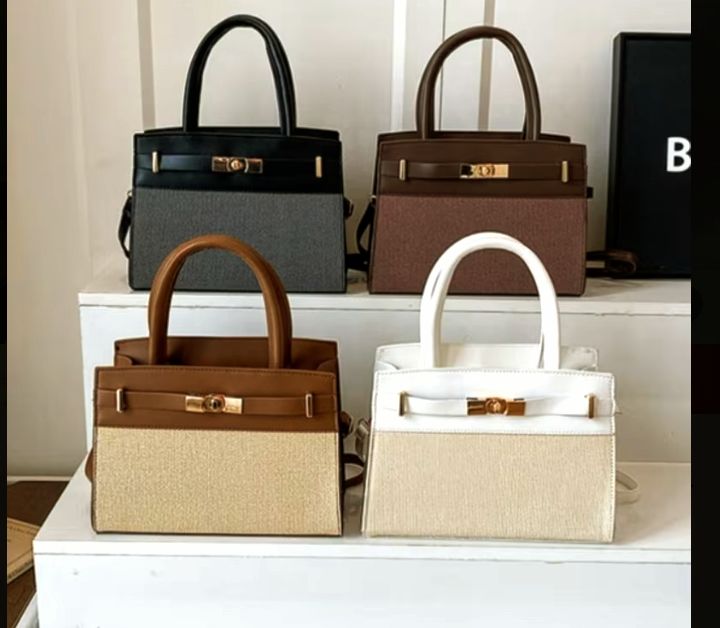 Color-Block Handbag.